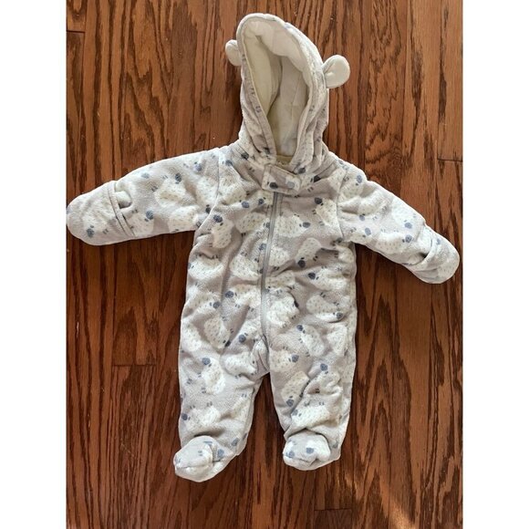 Koala Baby Red Baby Snowsuit - Picture 1 of 2